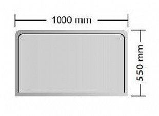 Podkladové sklo Sofie 550 x 1000 x 6 mm PS-SOF-6 