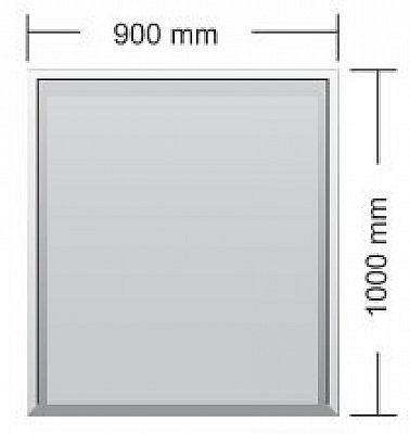 Podkladové sklo Berlin 1000 x 900 x 6 mm PS-BER-6